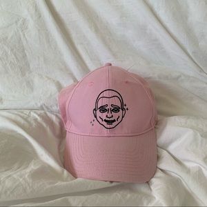 Custom pink portrait hat